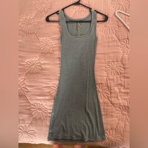 SKIMS ribbed gray dress. NEW
